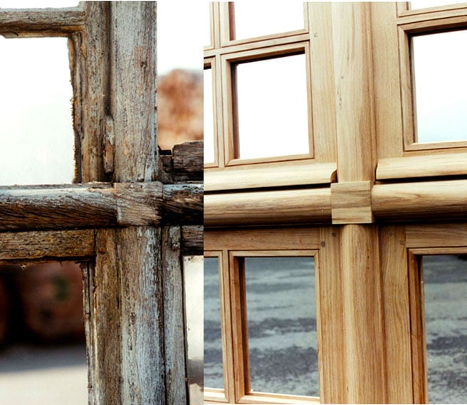 avant après fenêtre en bois ACIBOIS