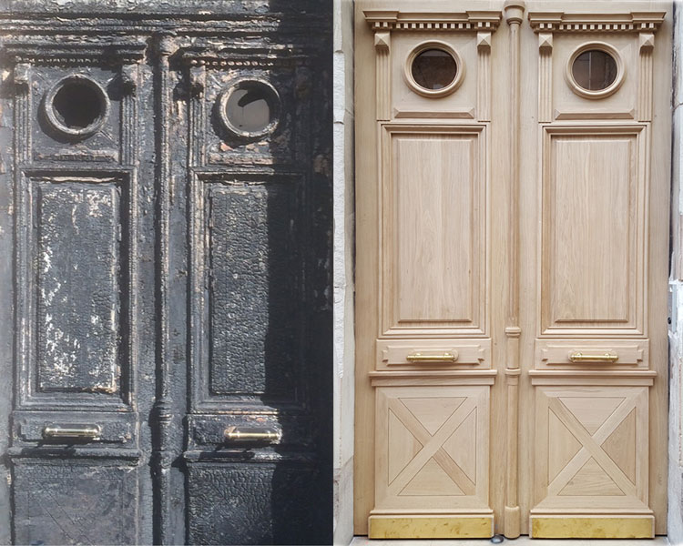 avant après prote en bois ACIBOIS